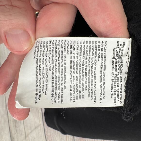 Vans x Chris Johnson Hoodie Sweatshirt Adult Size Medium Black - Picture 9 of 13